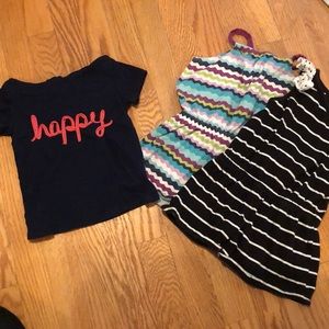Romper and t shirt lot